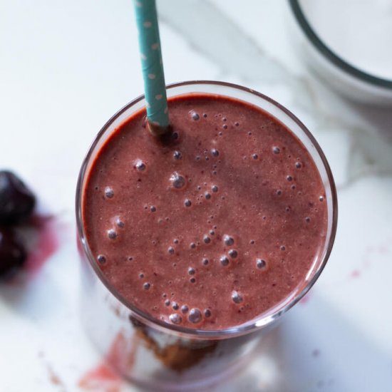 Vegan Chocolate Prune Smoothie