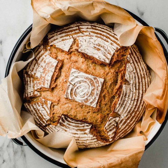 einkorn sourdough bread