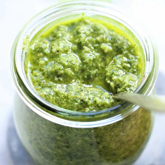 Cilantro Basil Pesto Recipe