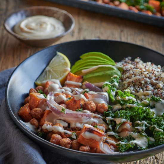 Sweet Potato & Chickpea Buddha Bowl