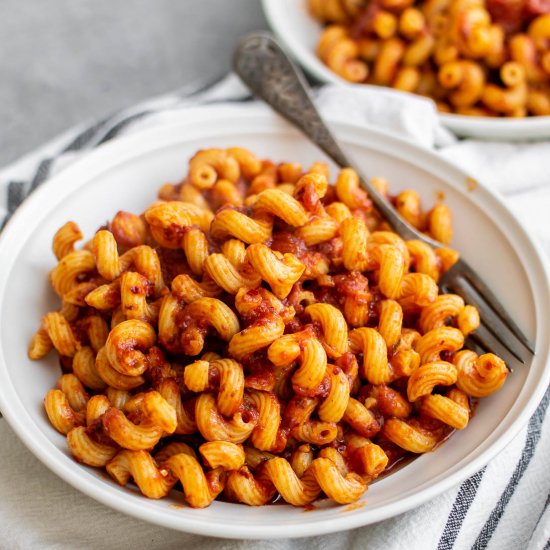 Pasta with ‘Nduja Tomato Sauce