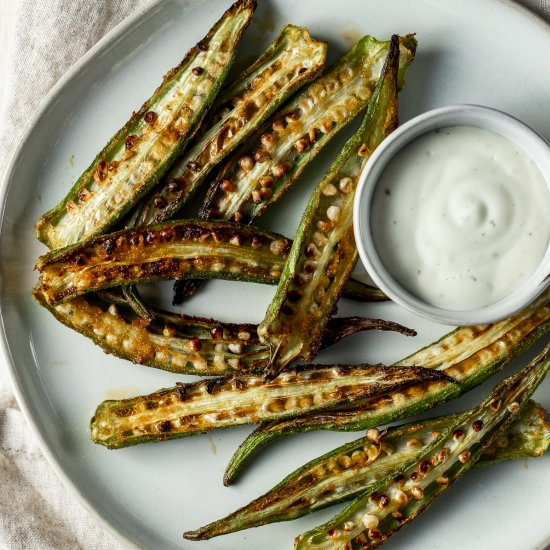 Air Fryer Okra