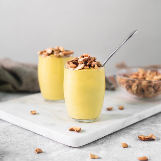 Banana Cream Pudding with Turmeric