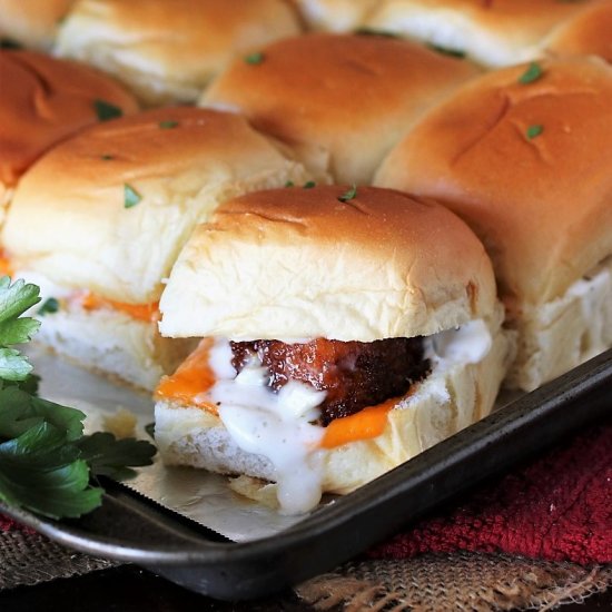 Honey BBQ Chicken Sliders