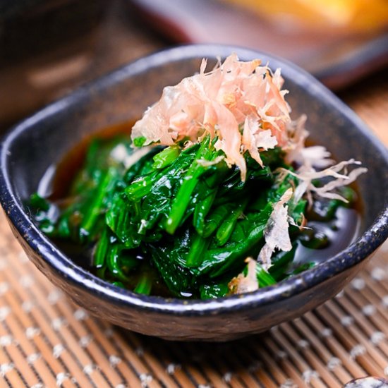 Japanese Spinach Salad (Ohitashi)