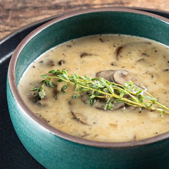 Instant Pot Mushroom Soup