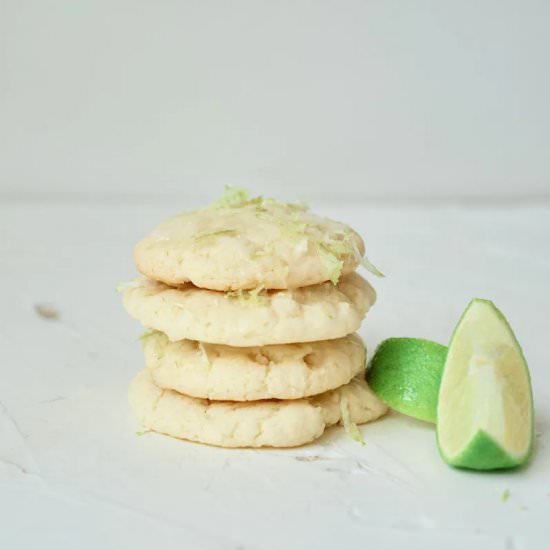 Key Lime Cake Mix Cookies