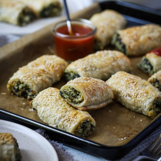 Spinach and Ricotta Rolls