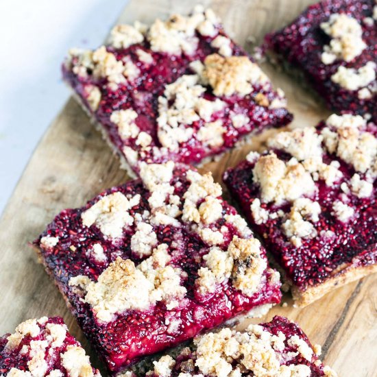 Healthy Raspberry Bars