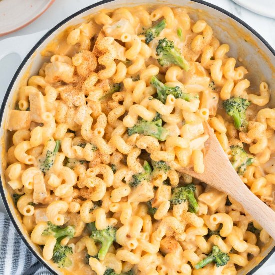 Chicken Broccoli Mac and Cheese