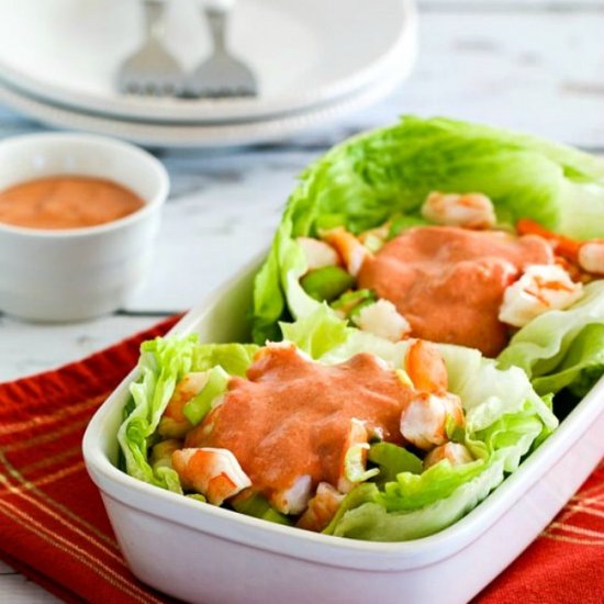 Shrimp Cocktail Lettuce Cups