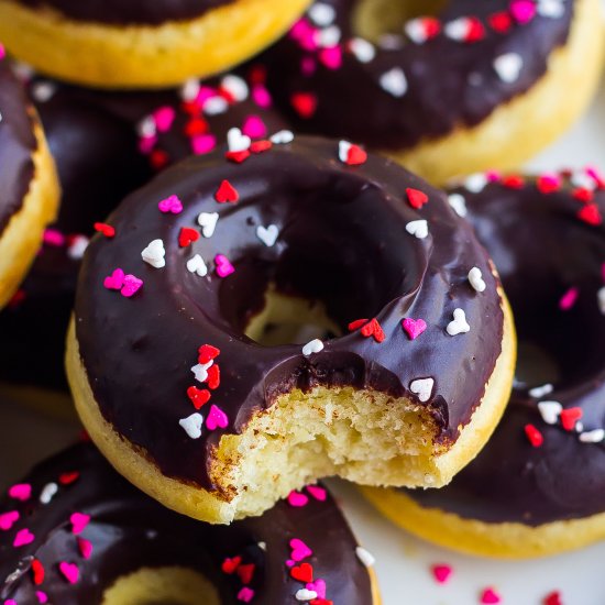 Baked Donuts with Chocolate Glaze