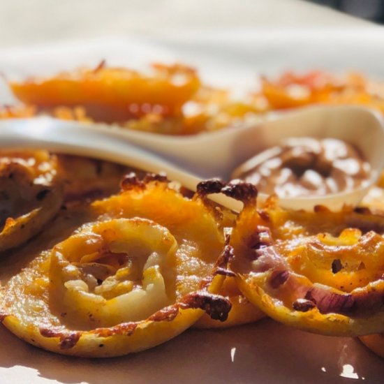 Easy Keto Onion Rings with Cheese