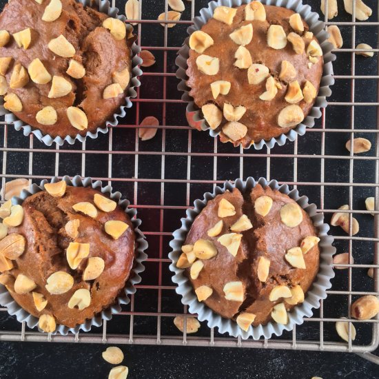 Chocolate Peanut Butter Muffins