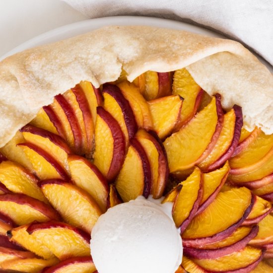 Rustic Peach Galette