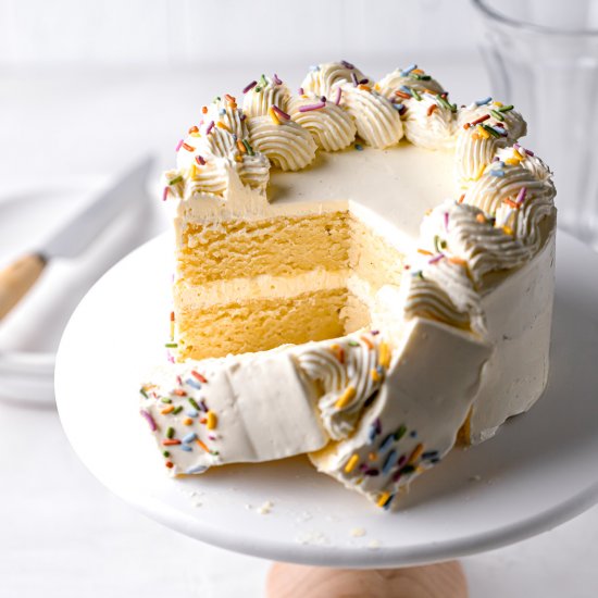 Small Vanilla Cake Recipe