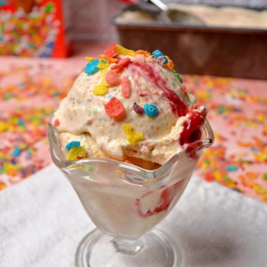 Fruity Pebbles Ice Cream