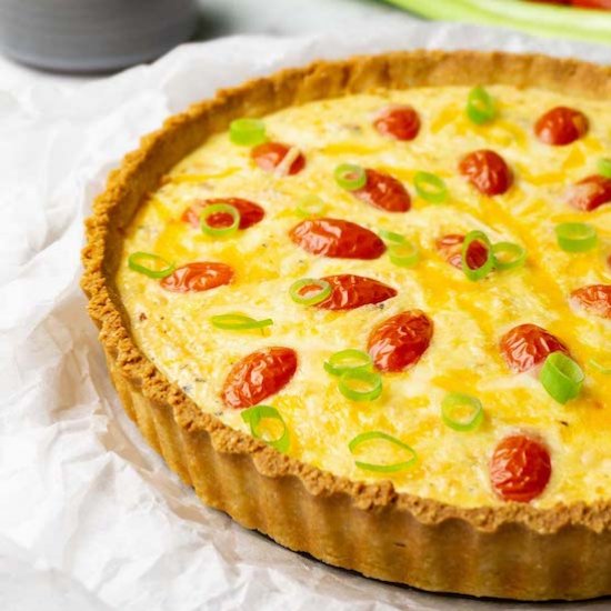 Chicken keto quiche