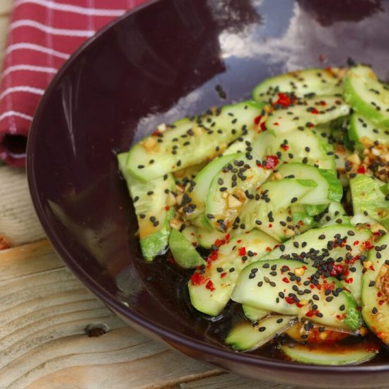 Fresh Spicy Cucumber Salad