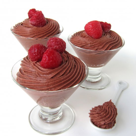 Raspberry Chocolate Mousse