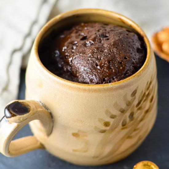 Rolo Chocolate Mug Cake