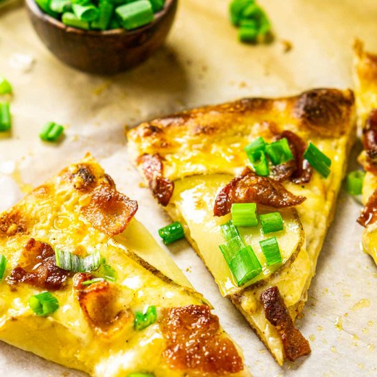 Loaded Baked Potato Pizza