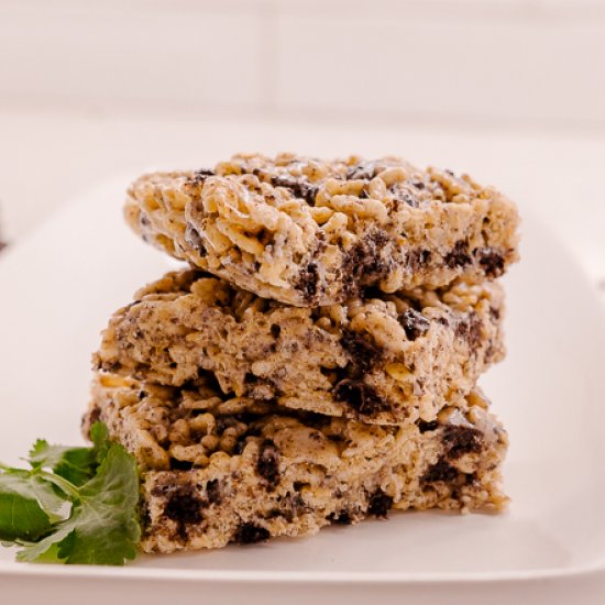 Oreo Crispy Rice Bars