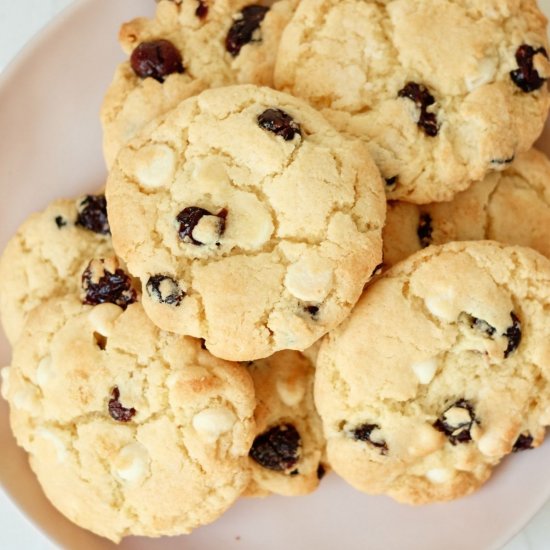 White Chocolate Cranberry Cookies