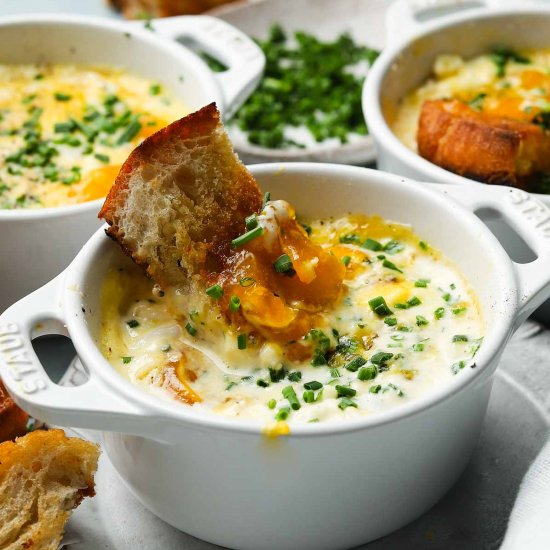 Eggs En Cocotte (Baked Eggs)