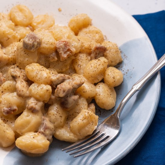 Gnocchi Carbonara