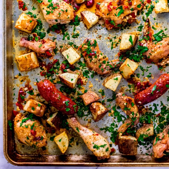 Sheet Pan Chicken Scarpariello