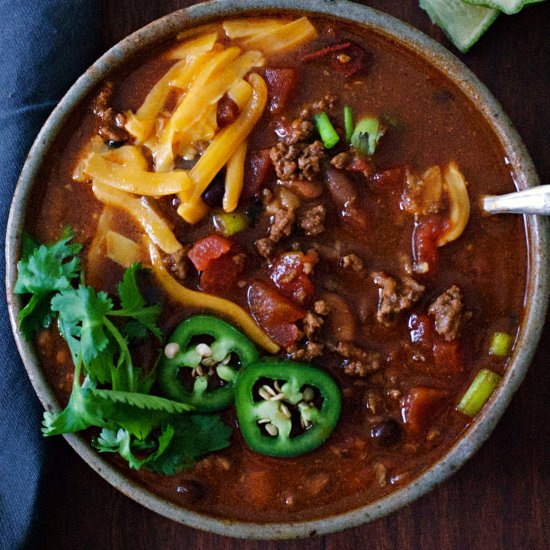 Chipotle Beer Chili