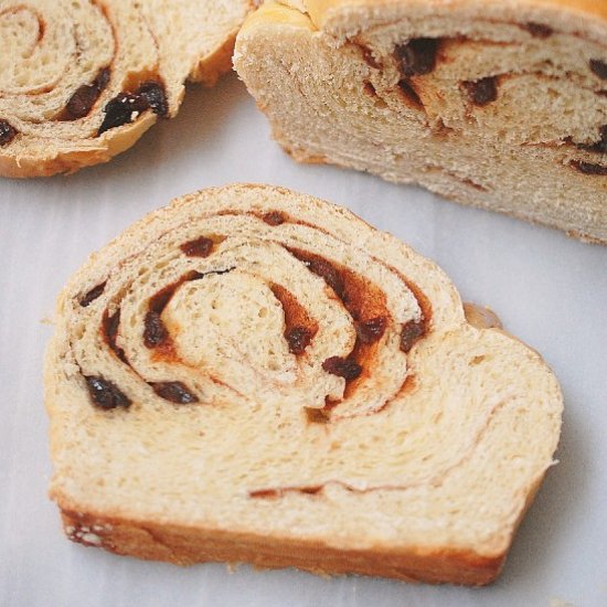 Sourdough discard cinnamon bread