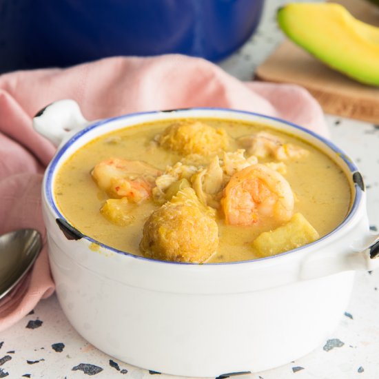 Caldo Santo (Coconut Seafood Soup)