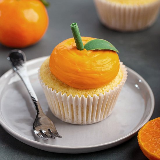 Mandarin Orange Cupcakes