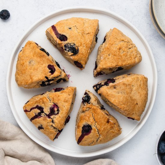 Vegan Blueberry Scones