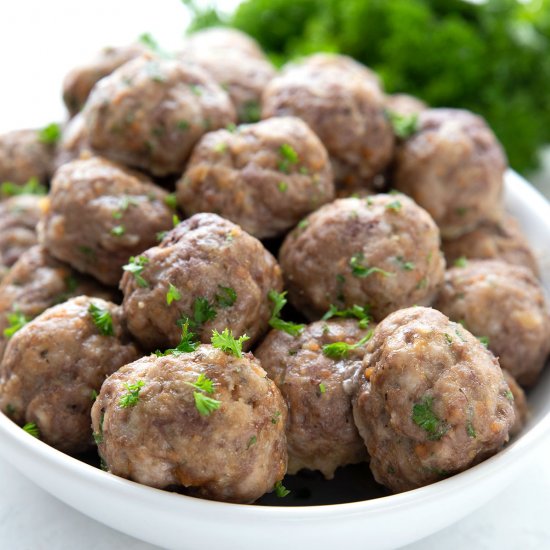 Keto Meal Prep Meatballs