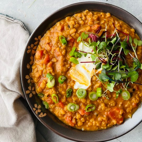 Winter Warming Dahl