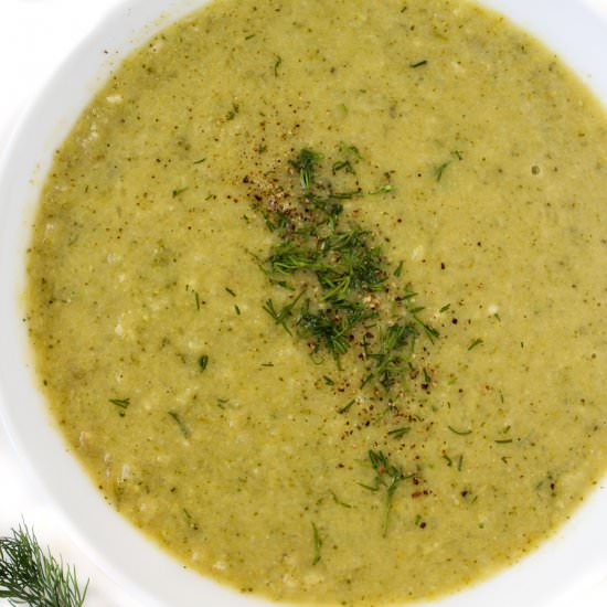 Vegan Broccoli Potato Soup