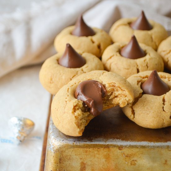 gluten-free peanut butter blossoms