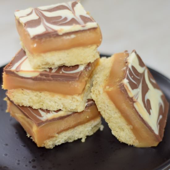 Millionaire’s Shortbread Slices