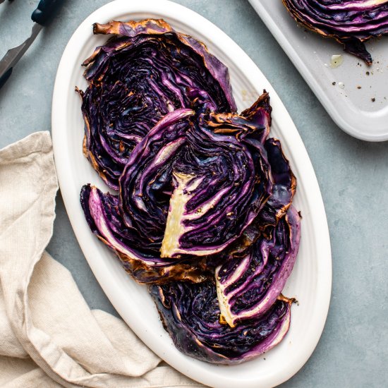 Roasted Red Cabbage