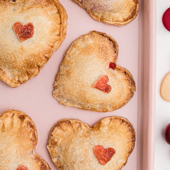 Valentine Cherry Hand Pies