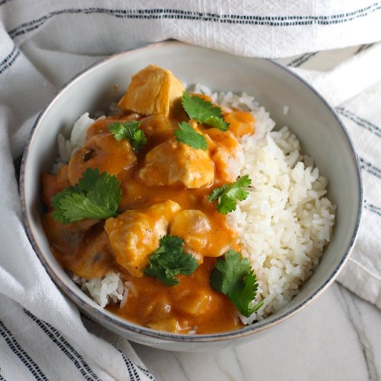 Brazilian Chicken Stroganoff