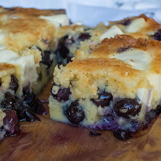 Keto Blueberry Butter Cake