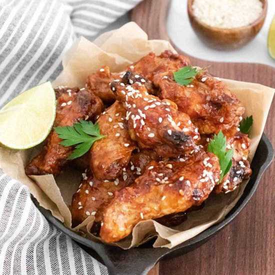 Spicy Asian Chicken Wings