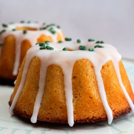 lemon almond teacakes