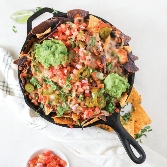 Skillet Beef Nachos