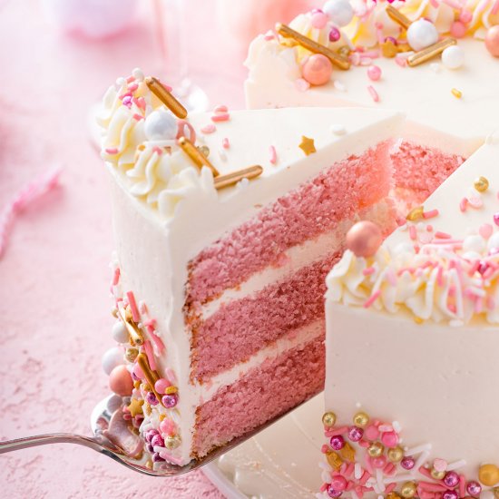 Pink Champagne Cake