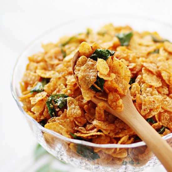 Salted Egg Crispy Cornflakes